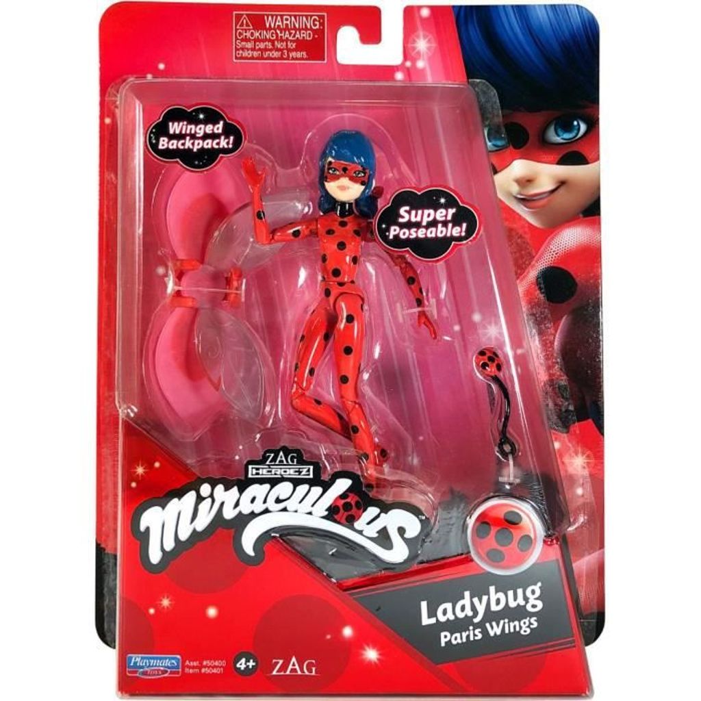 Bandai Miraculous Ladybug Spielfigur 12 cm mit Zubehör Produktbild 