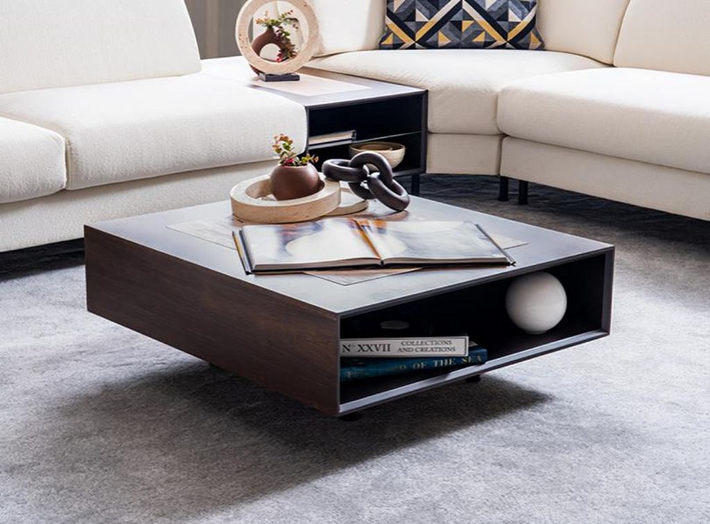 Couchtisch Luxus Möbel Wohnzimmer Design Beistelltisch Holztisch Modern Neu