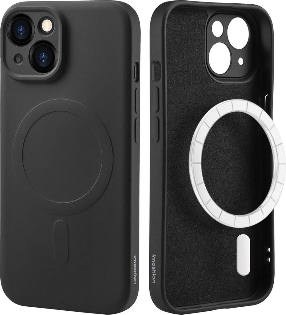 imoshion Color Back Cover con MagSafe iPhone 15 - Nero Immagine del prodotto 