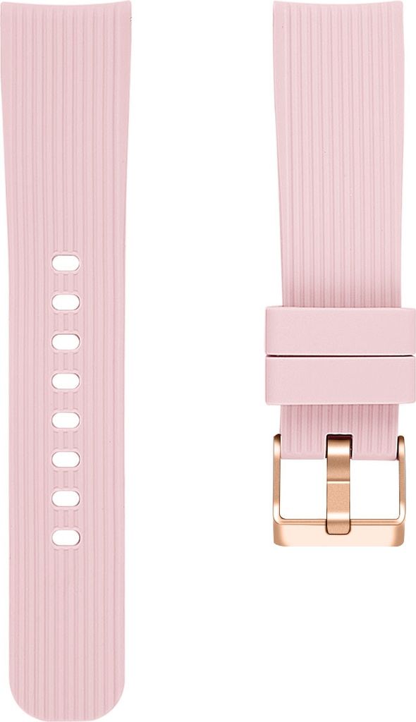 BStrap Silicone Line (Large) Armband für Huawei Watch GT2 42mm, pink