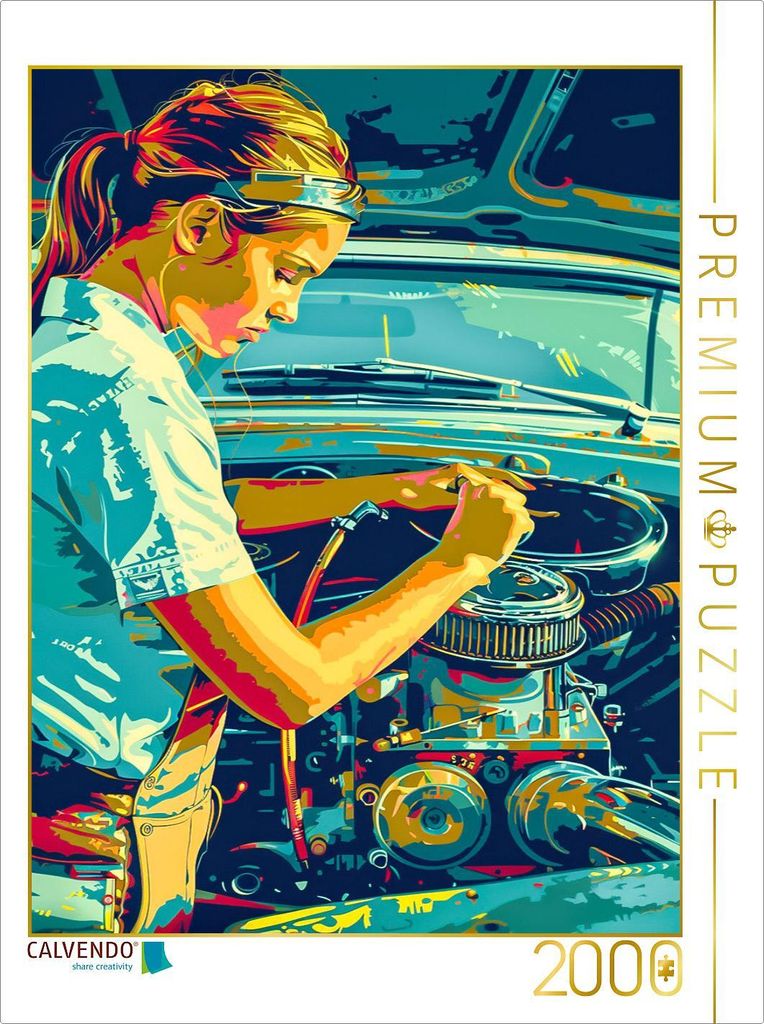 CALVENDO Puzzle Motor | 2000 Teile Lege-Größe 90x67cm Foto-Puzzle für glückliche Stunden