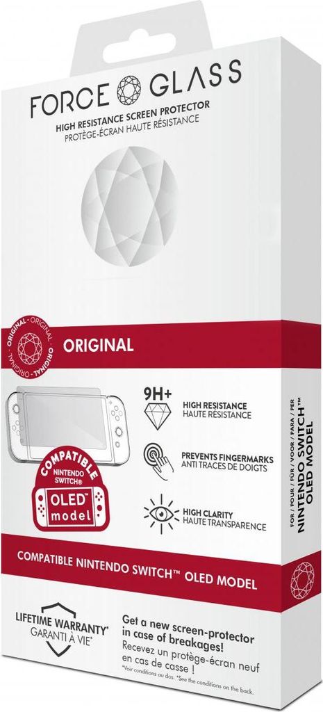 Schutzglas fr Nintendo Switch OLED - Force Glass (BigBen)