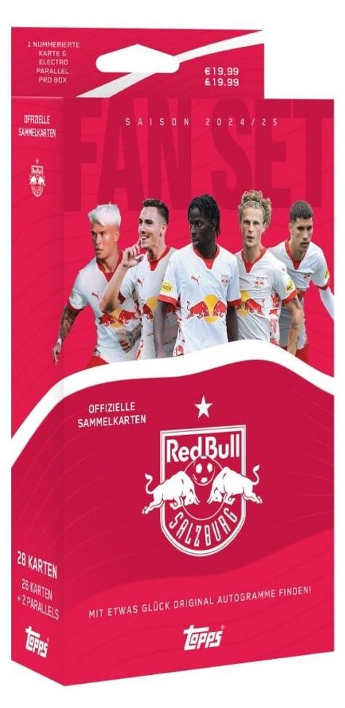 Topps Red Bull Salzburg Fan Set 2024/25 - 1x Box