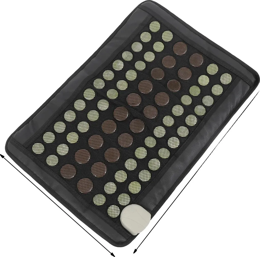 Appareil de Massage Thermique Infrarouge pour Dos en Jade et Tourmaline