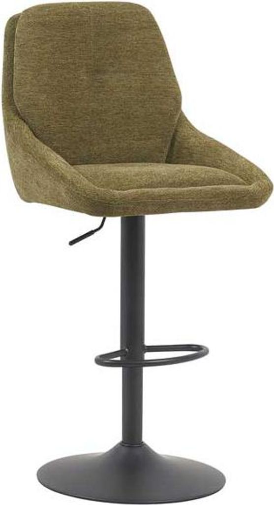Barhocker Sabine - 50x60x100-121cm - verstellbar - drehbar - grün