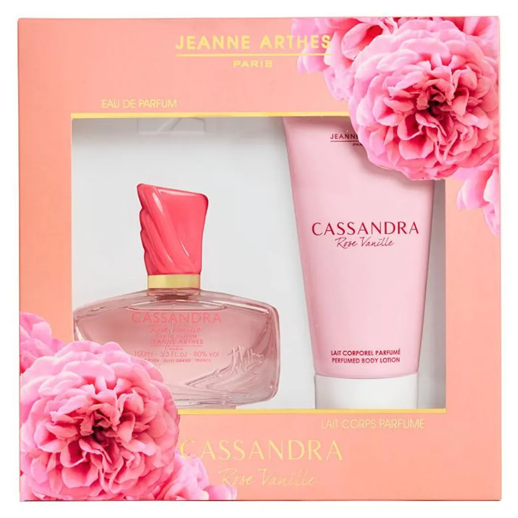 Cassandra Rose Vanille Coffret Parfum 100ml - Senteur Florale Intense