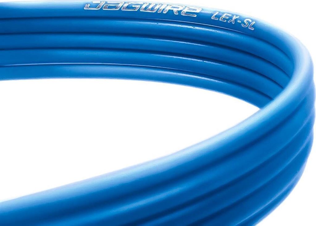 2 Meter JAGWIRE Schaltzug Aussenhülle LEX-SL Slick Lube Neon Blau