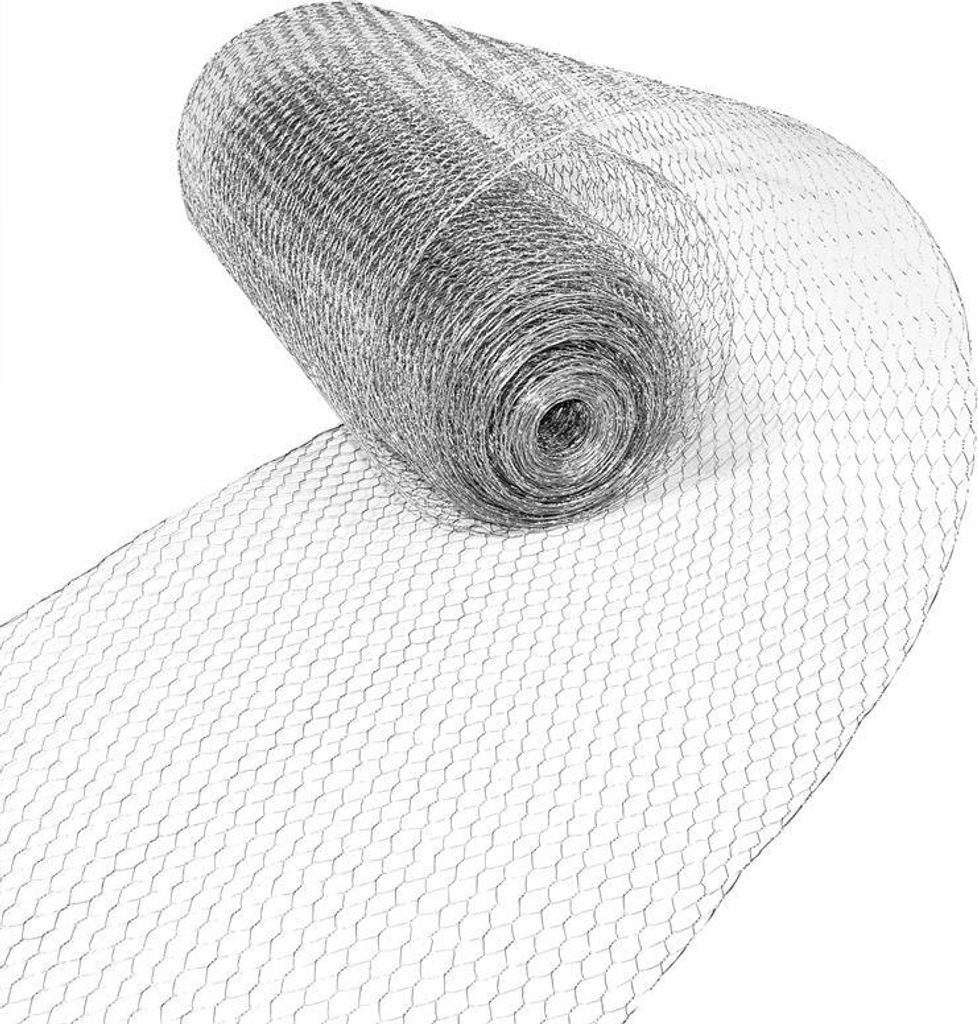 Aquagart Hühnerzaun Sechseckgeflecht 20 m 100 cm Grün kaufen bei