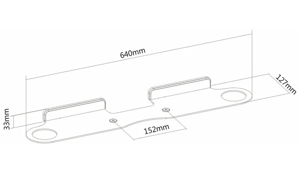 Supporto Sonos Beam Bianco PureMounts: Design Minimal per il Salotto - 4