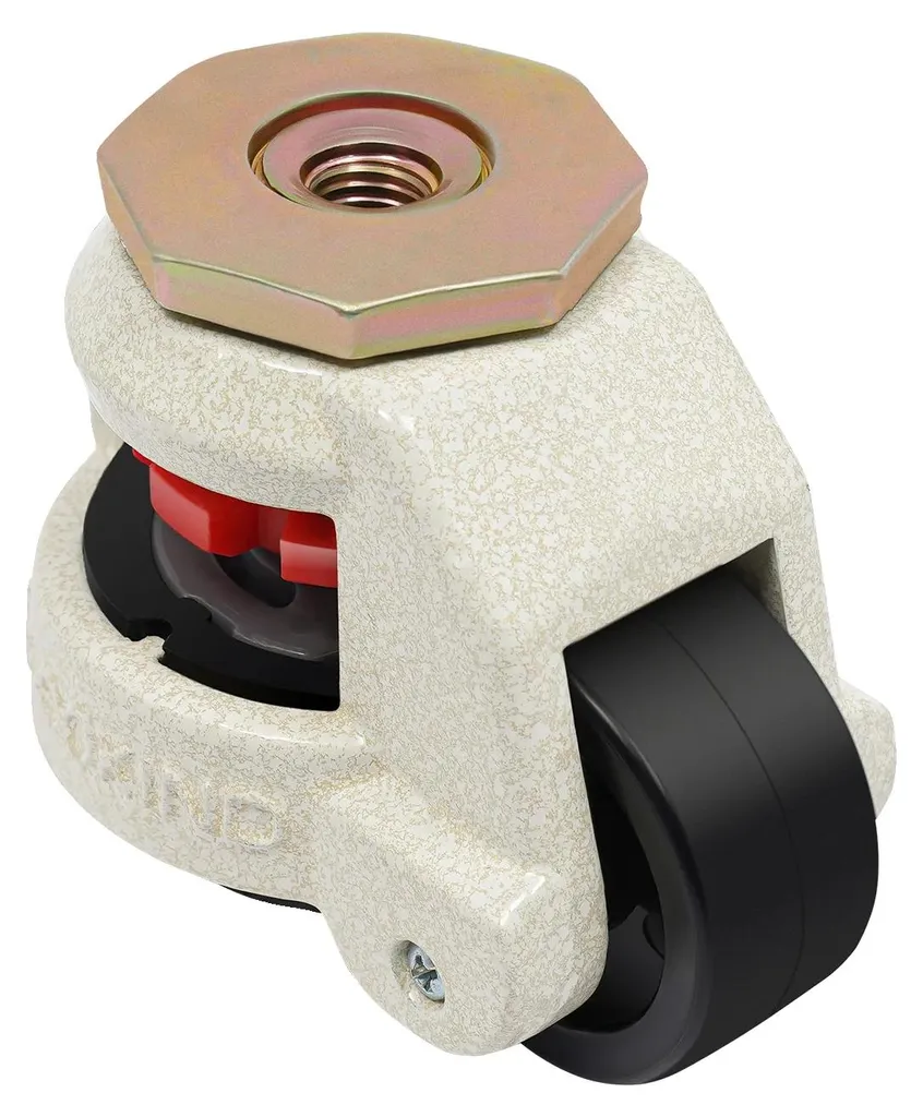 Roulettes de nivellement pour stabiliser vos équipements sur sol dur