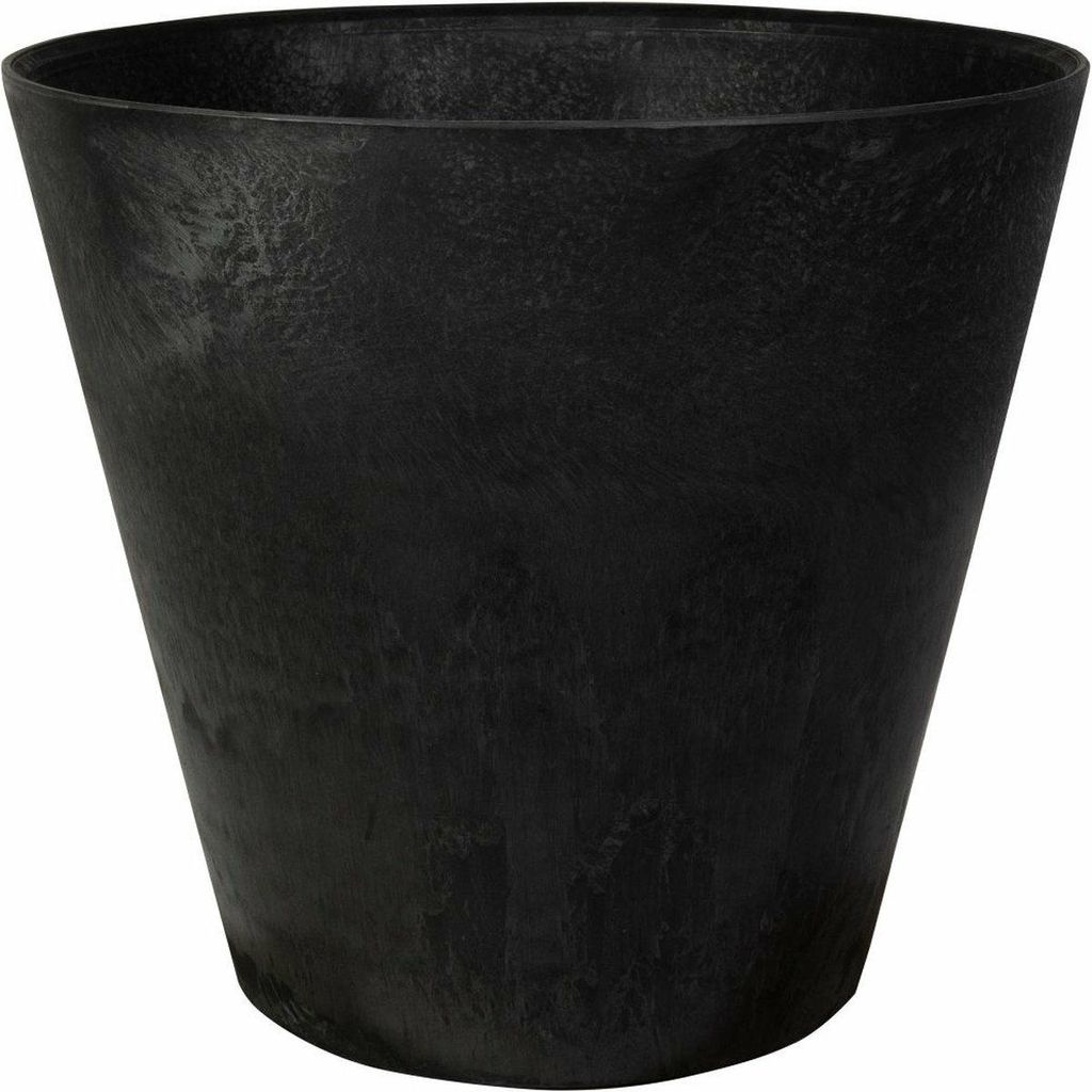 Artstone Blumentopf Claire - schwarz - 43x39 cm - mit Produktbild 