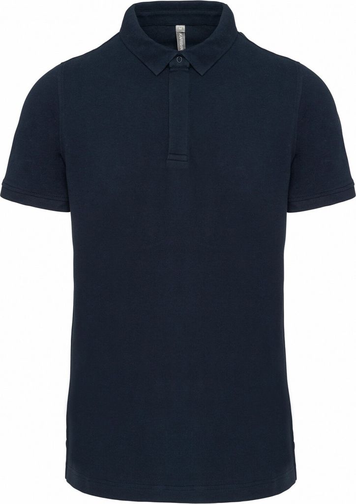 Kariban - Poloshirt Nietenfront für Herren PC6463 (XL) (Marineblau)