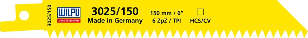 Wilpu 5 Lame 150mm Z6: Il Piacere del Taglio Perfetto su Legno e Plastica