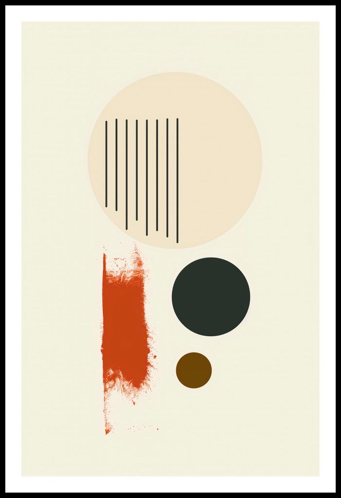 Plakat 56,6x86,4cm Symmetrische Saite