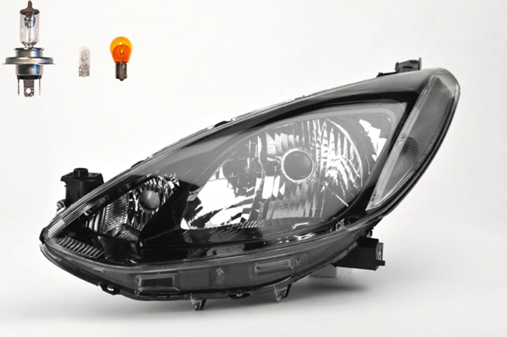 Faro Anteriore Mazda 2 DE Johns con Lampadina H4 - Offerta Stock