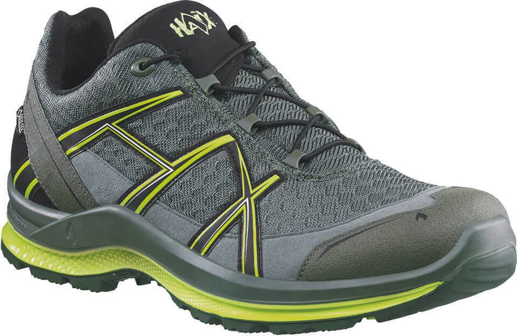 Haix Black Eagle Adventure 2.2 GTX low grau/grün Gr. 6