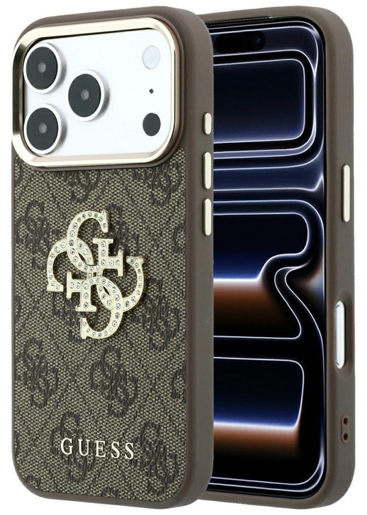 Custodia per cellulare Guess 4G, con grande logo in strass, Immagine del prodotto 