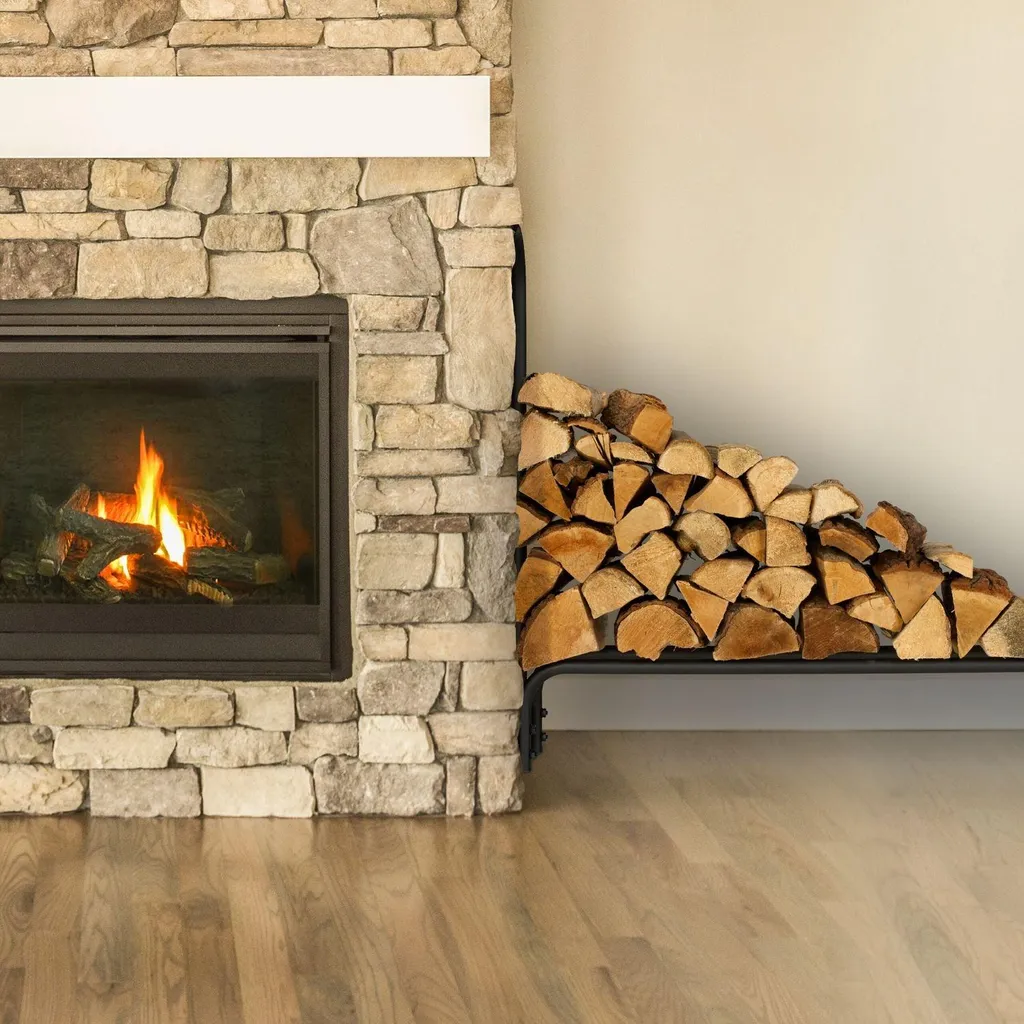 Étagère bois et métal 110 cm structure renforcée et bois véritable
