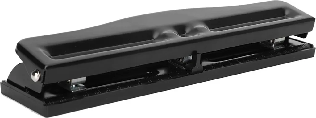 Perforateur de trous ajustable 3 trous pour bureau noir modèle Bureau-3