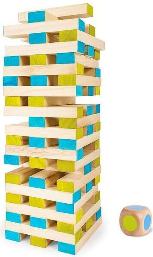 Tour géante en bois Jeu d'empilage 1 mètre de haut Image du produit 