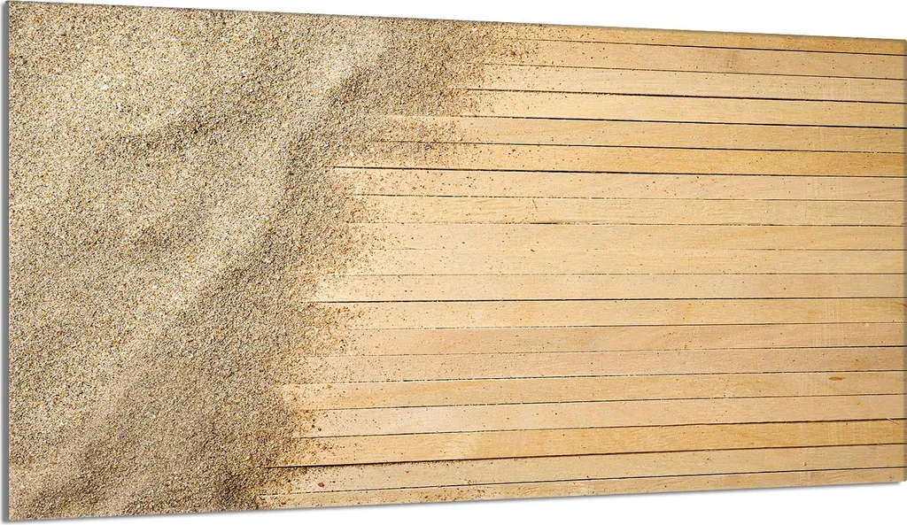 Tagliere in Vetro 90x52 Coprifornelli Induzione Legno di Sabbia