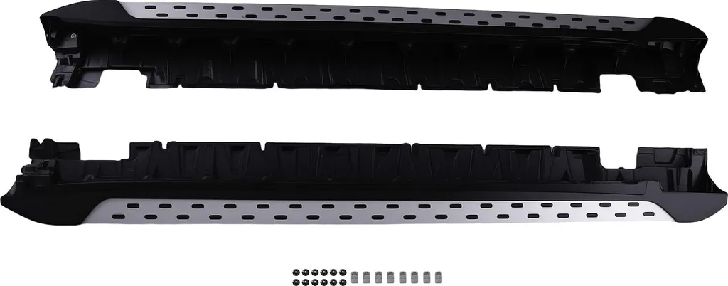 Marchepieds Latéraux en Aluminium pour SUV Mercedes GLK X204 de 2010 à 2015