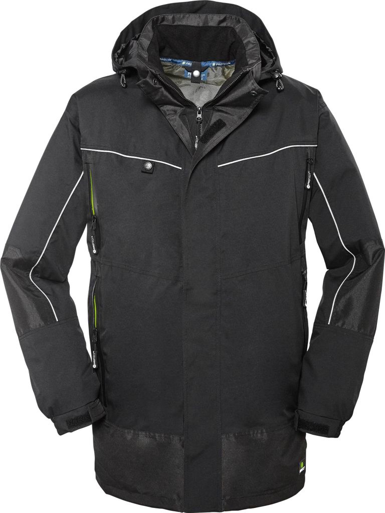 4PROTECT Wetterschutz-Jacke PHILLY Schwarz M