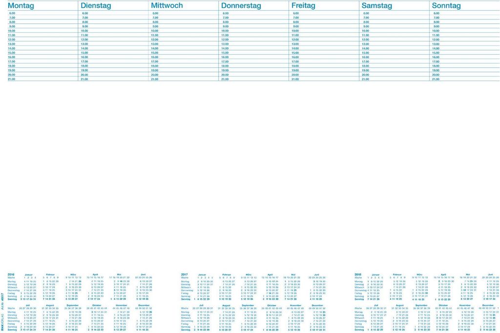 3x Papier Notiz-Schreibtischunterlage / Größe: 60x42cm / 30 Blatt