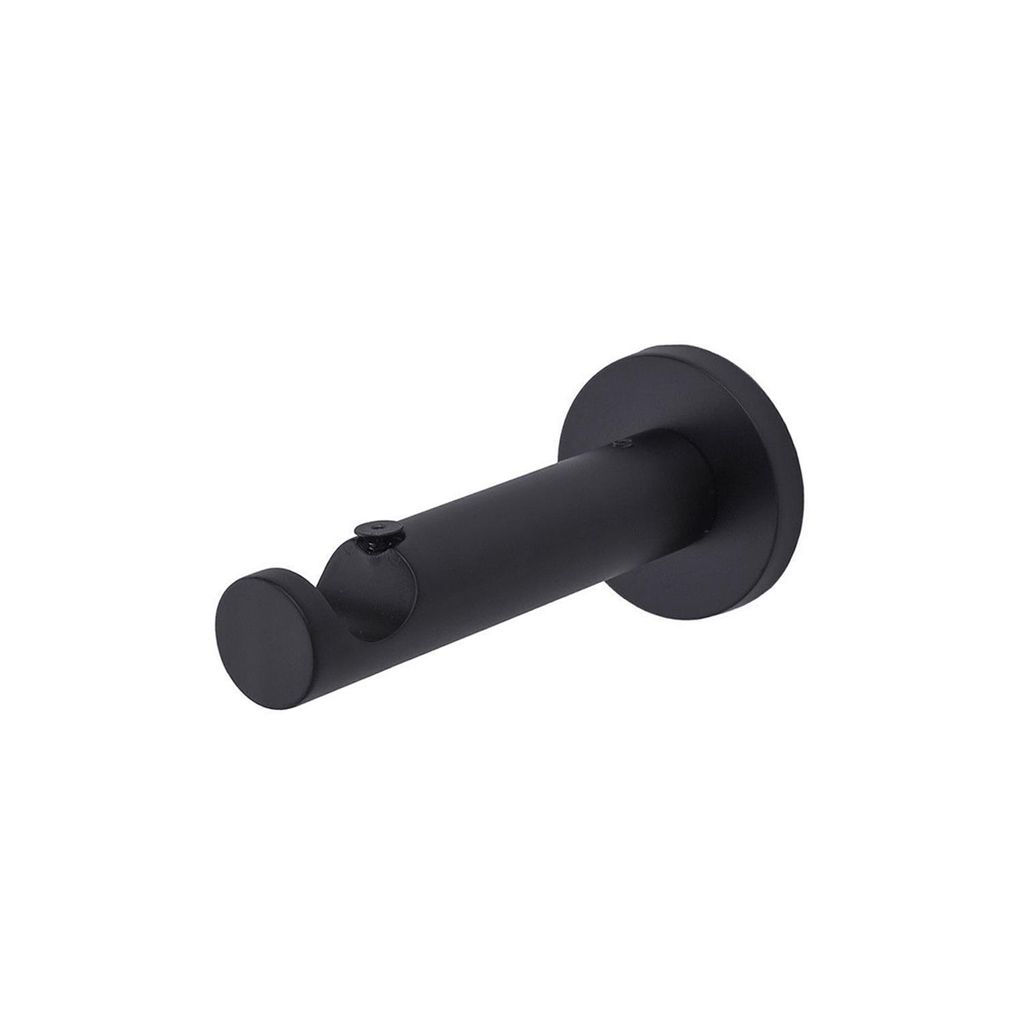 MDEKOR Wandträger 1-läufig Schwarz Matt P Wandhalter mit Produktbild 
