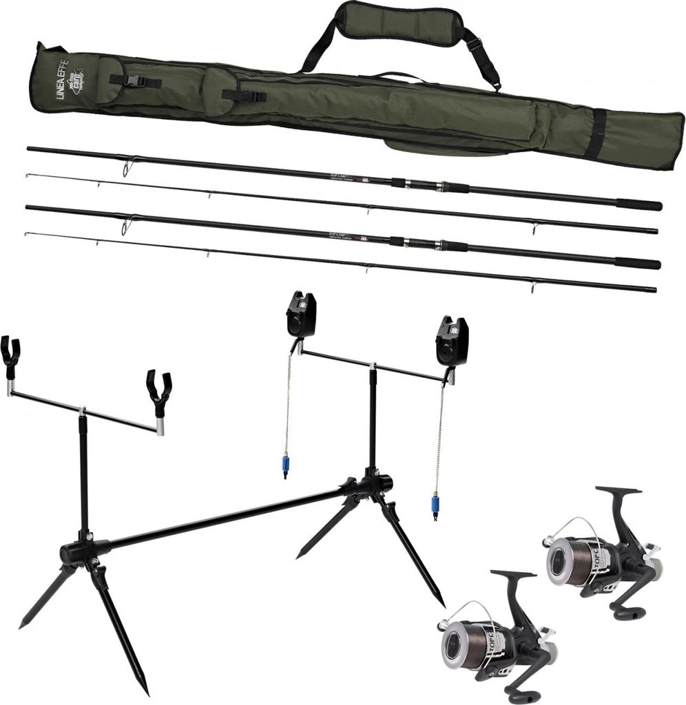 Lineaeffe Combo Vigor Top Carp Set complet Cannes à carpe Image du produit 