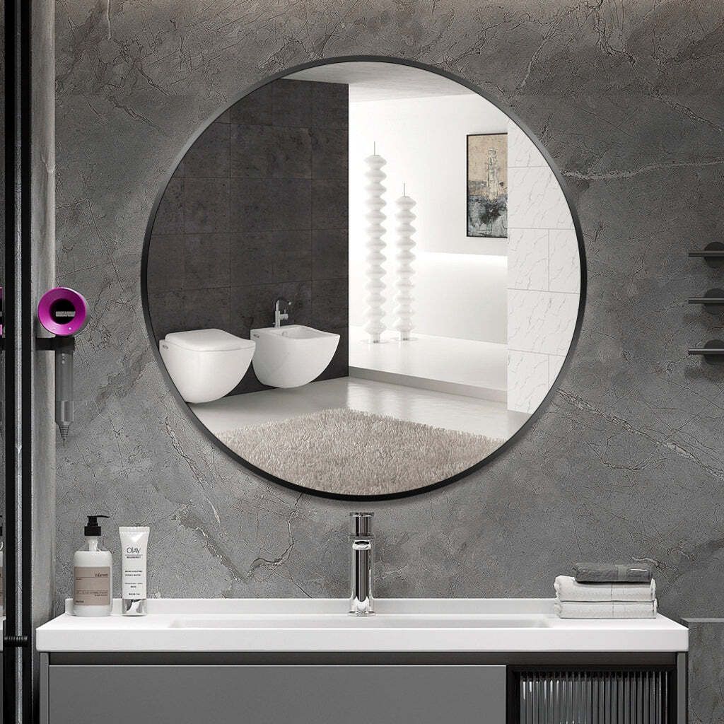 SensaHome - Nástenné zrkadlo v modernom dizajne - okrúhle Obrázok produktu 2