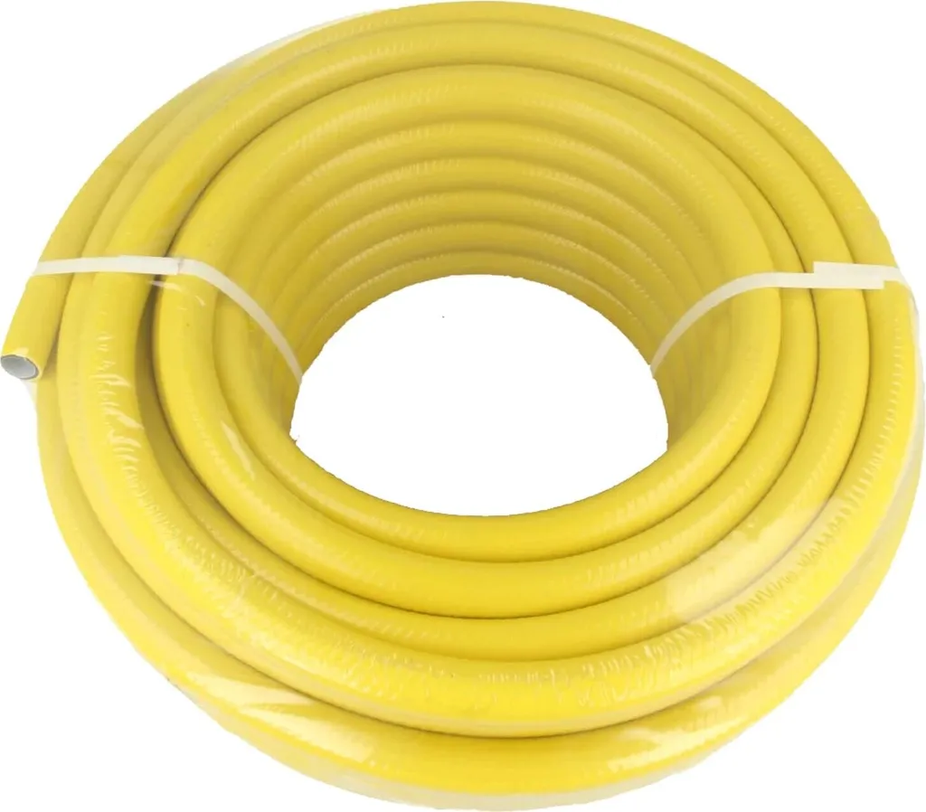 Tuyau d'arrosage SUNTOS 25m 3/4" Jaune Anti-Pli et Grand Débit
