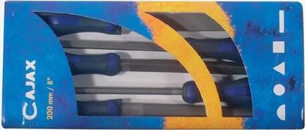Set di Lime 200/2 5 Pezzi ERGO Professionali - Kit Officina Meccanica