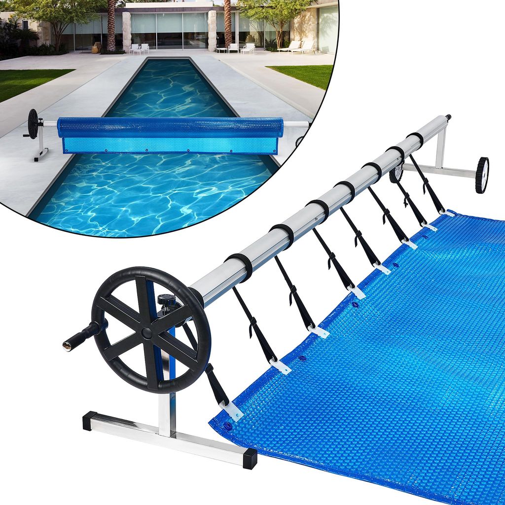 XINZI Poolaufroller Verstellbar | Aluminium Teleskoprohr Produktbild 