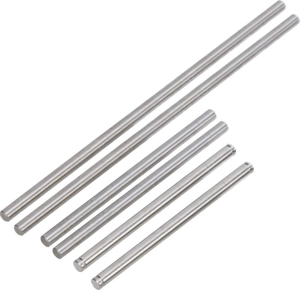 Asta rotonda in acciaio inox perno di montaggio sospensione anteriore per Traxxas Udr 1/7 RC auto