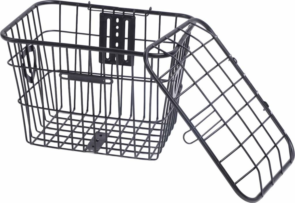 Elektrombikes Korb, Fahrr?der mit Gro?er Kapazit?t Hecklagerkorb mit Deckel fr Taschen Lebensmittel Gemse