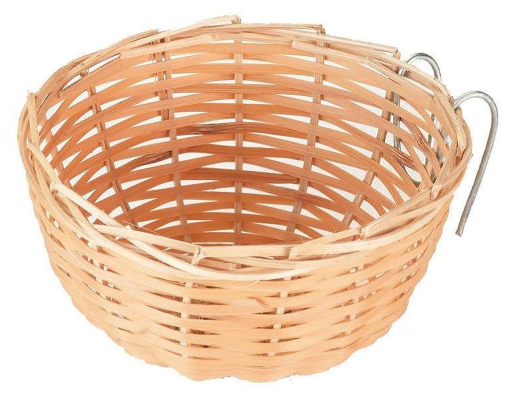 KERBL Kanariennest aus Bambus (Exotennest Bambus 10 x 10 x 5 cm Vogelhaus) 83121