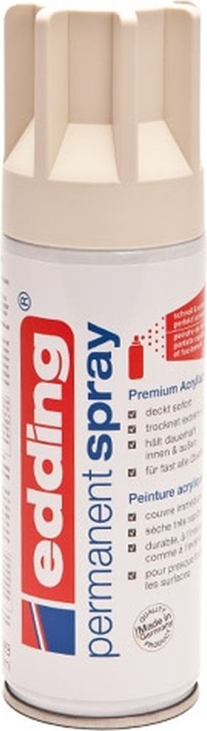 Acryl-Farblack Permanentspray cremeweiß seidenmatt RAL9001 Packung mit 6 Stück