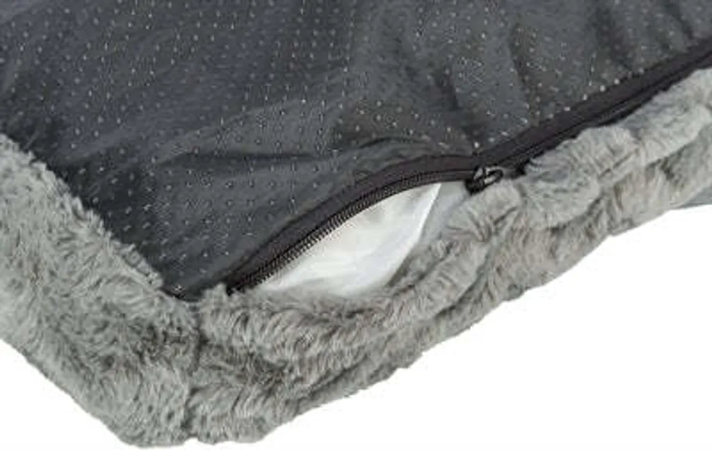 Couchage pour chien Trixie Be Eco Vital Loki Gris : Confort et Écologie