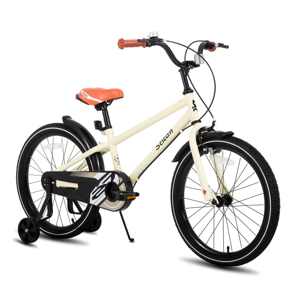 STITCH 12/14/16/18/20 Zoll Kinderfahrrad für 2-11 Jahr Jungen Mädchen,mit Stützräder, Kotflügel, Front and rear dual brakes, Reflektorplatte, ...