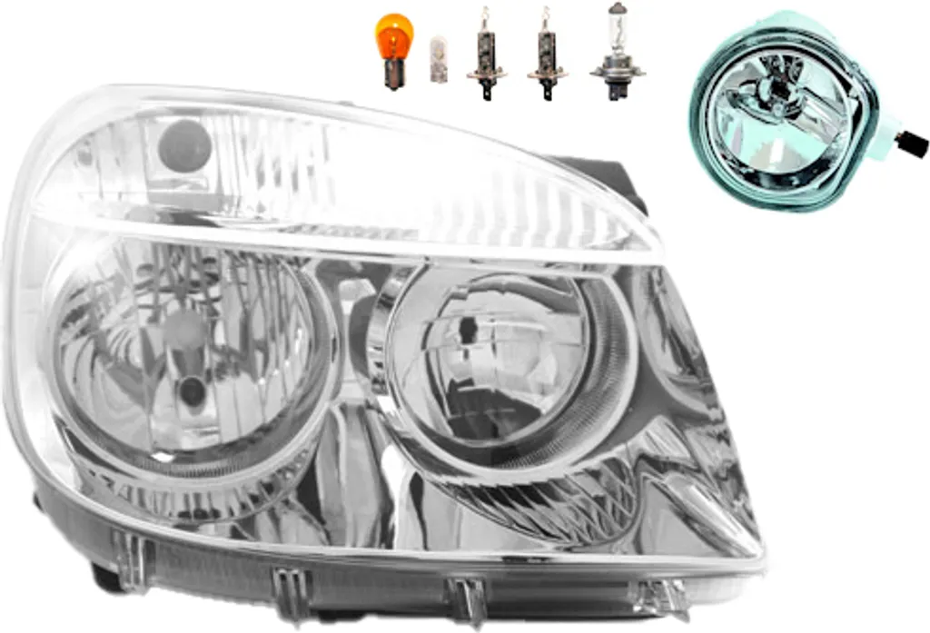 Set Proiettori Johns Fiat Doblo 2005-2009 H1 H7 Fendinebbia 51805934