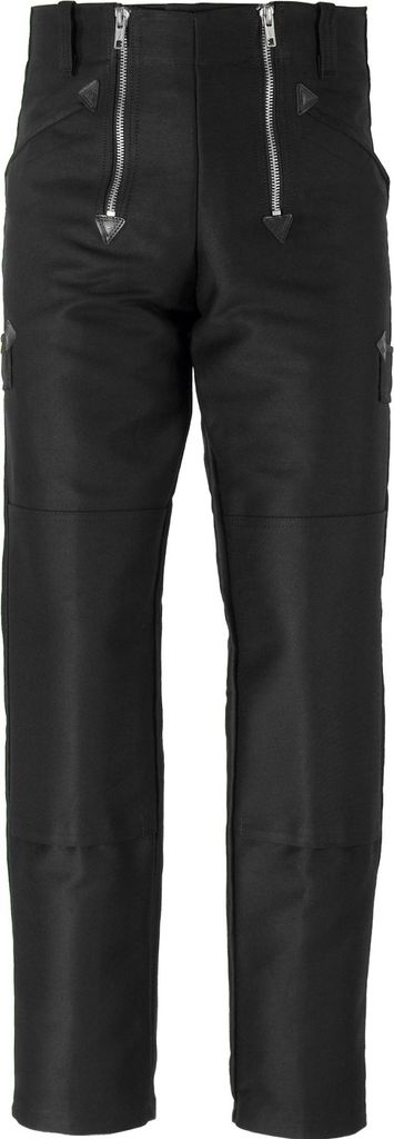 JOB Zunfthose Doppel-Pilot schwarz mit Kniepolstertaschen Sondergrößen 92