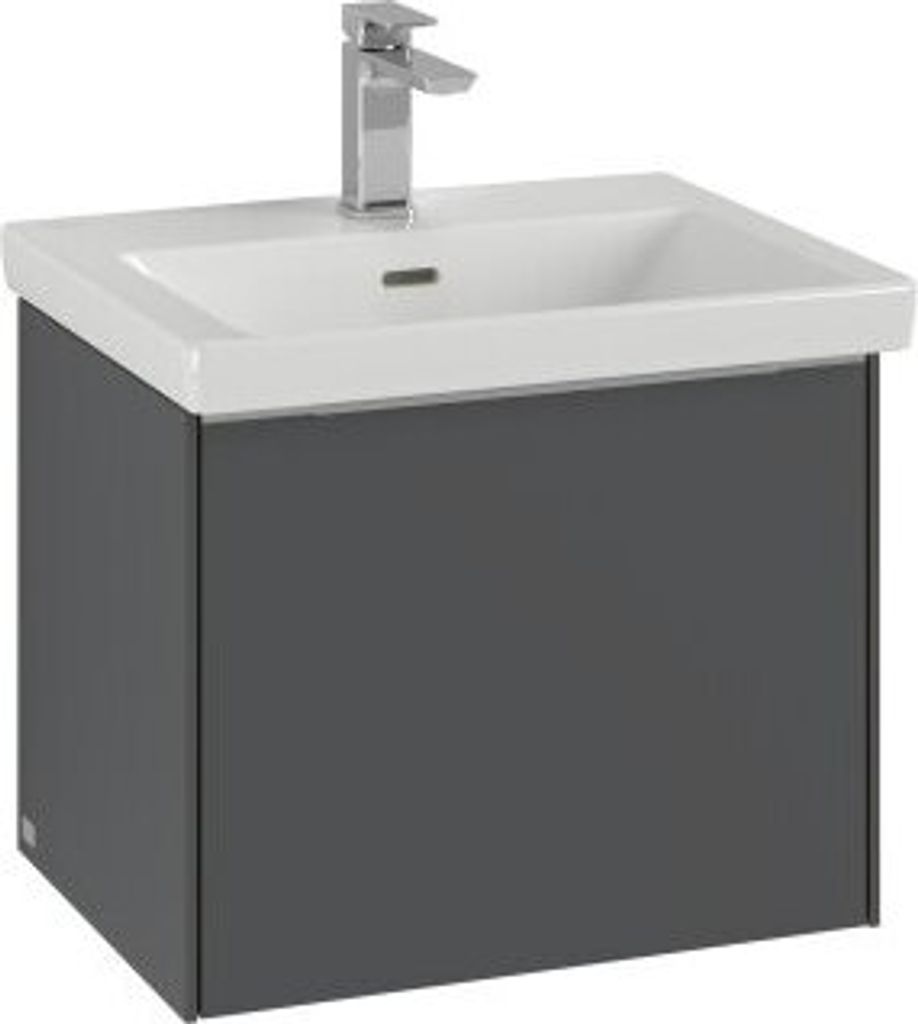 Villeroy & Boch Subway 3.0 Waschbeckenunterschrank, LED-Beleuchtung, 1 Auszug, 523x429x448mm, C579L0AA