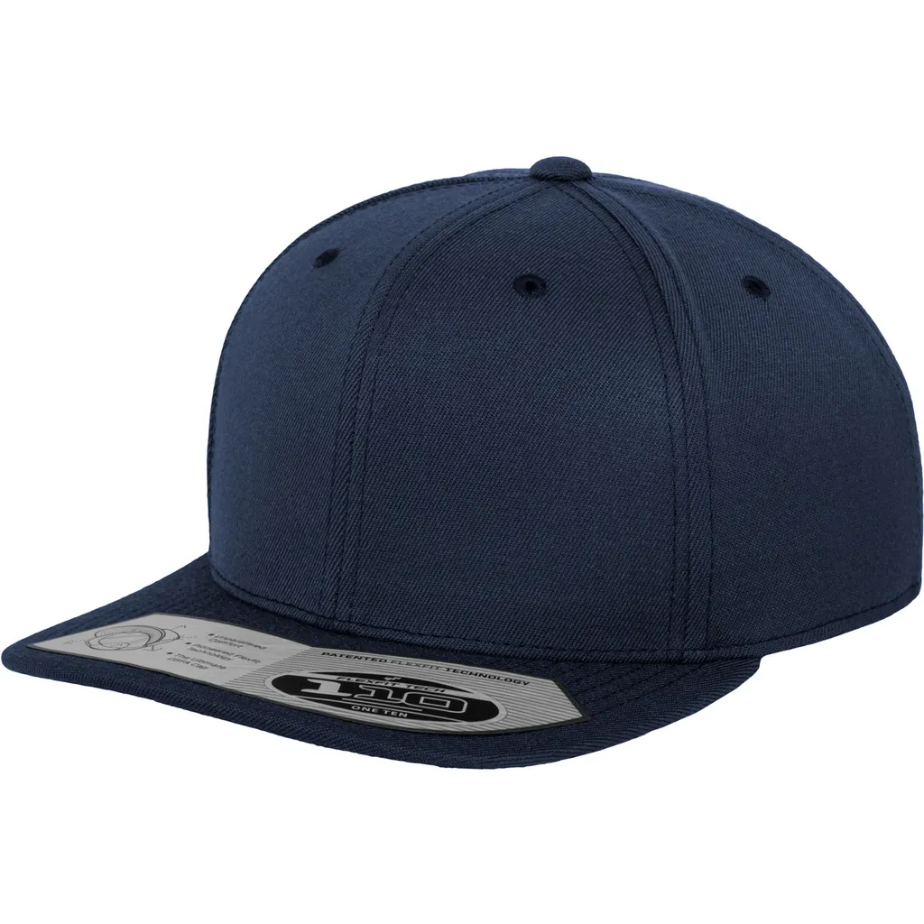 FLEXFIT 110 | 110 Fitted Snapback Cap / Berretto / Cappello - Colore: Navy - Taglia: Unica