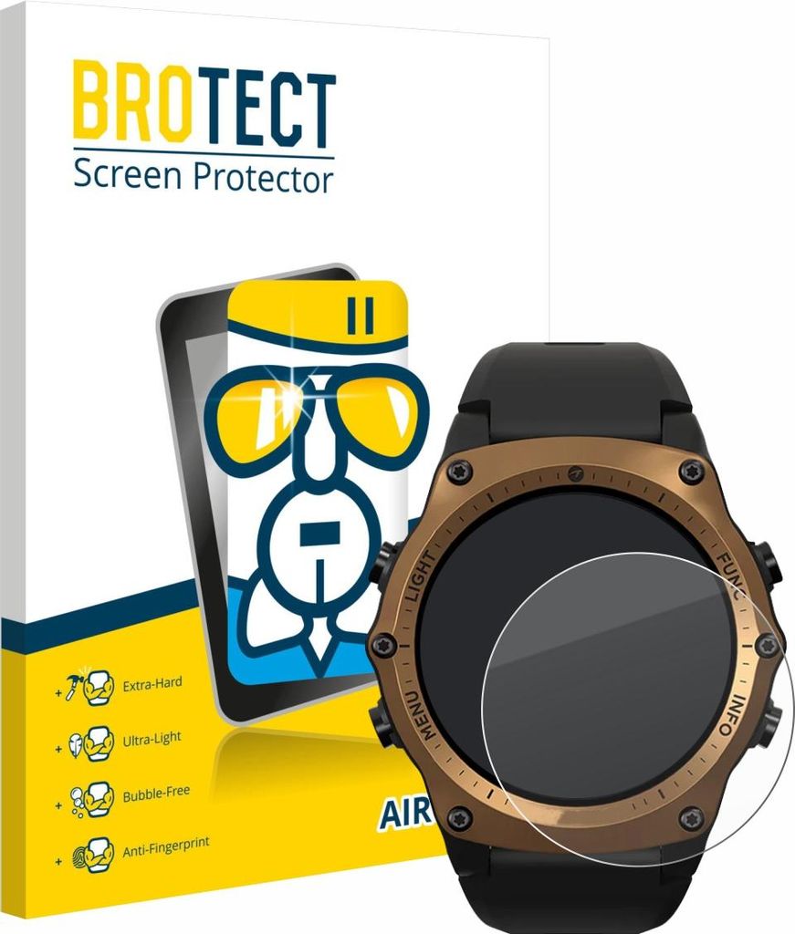 BROTECT Schutzglas für Shearwater Teric dive computer Schutzfolie Panzer Folie Glas Display Schutz klar
