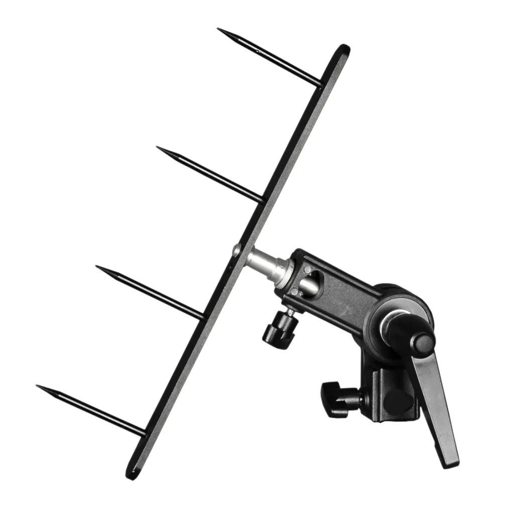 Fourche Walimex double broche avec fixation spigot pour studio pro