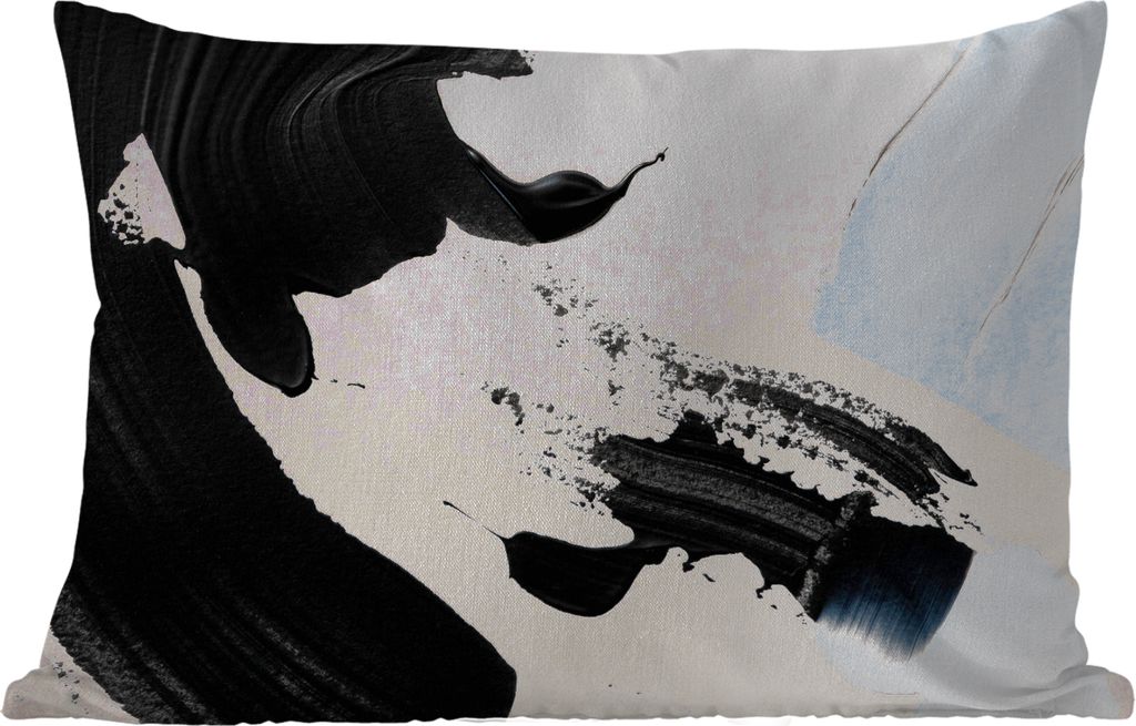 MuchoWow Outdoor Kissen - Farbe - Design - Abstrakt - 50x30 cm - Wetterfest - Lounge Kissen - Sofa kissen - Wohnzimmer Dekoration