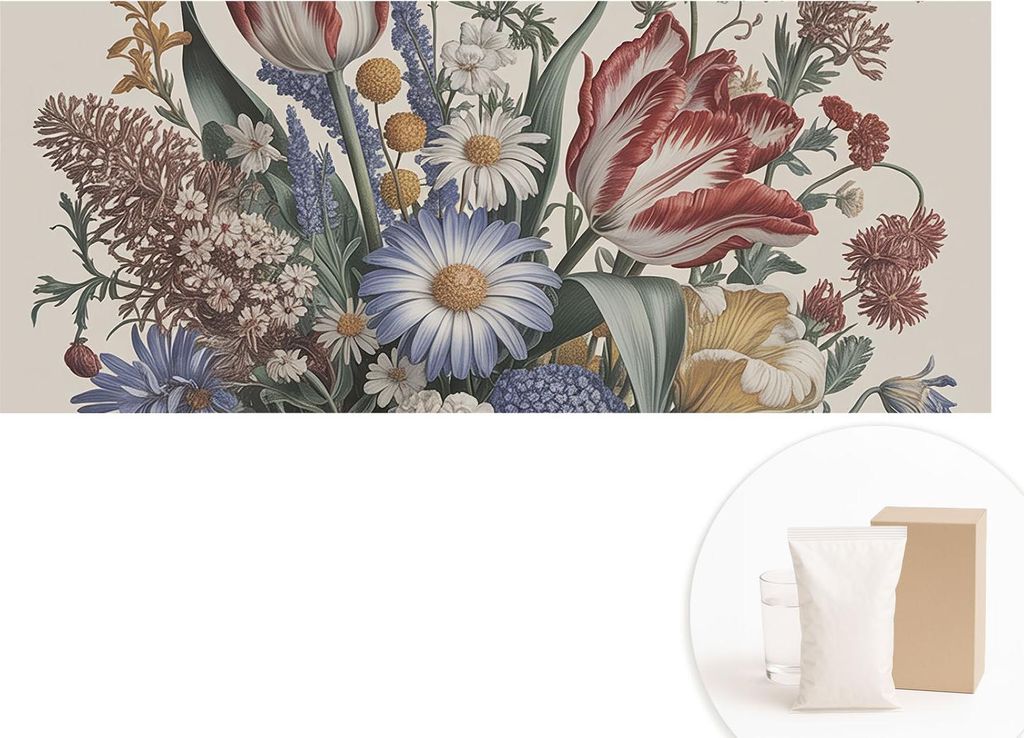 Fototapete - Wandbilder für Wohnzimmer - 208x146 cm - Dekorative Wandfolie - Modernes Design für Wanddekoration - Tapeten für Innenräume - Blum...