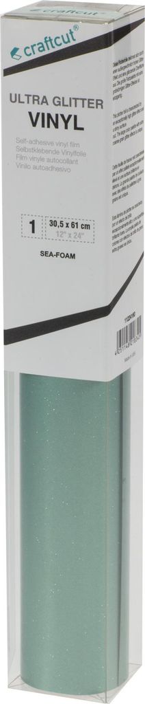 Kreativplotter Ultra Glitter Vinyl SEA-FOAM 30,5 x 61 cm