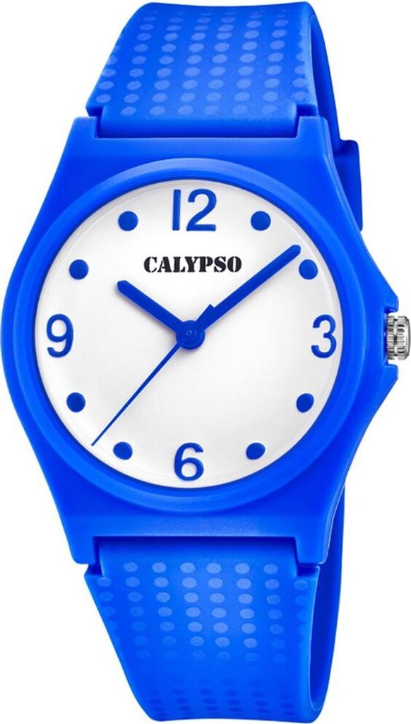 Calypso Mädchen Kinderuhr Sweet Time K5743/5 Armbanduhr blau